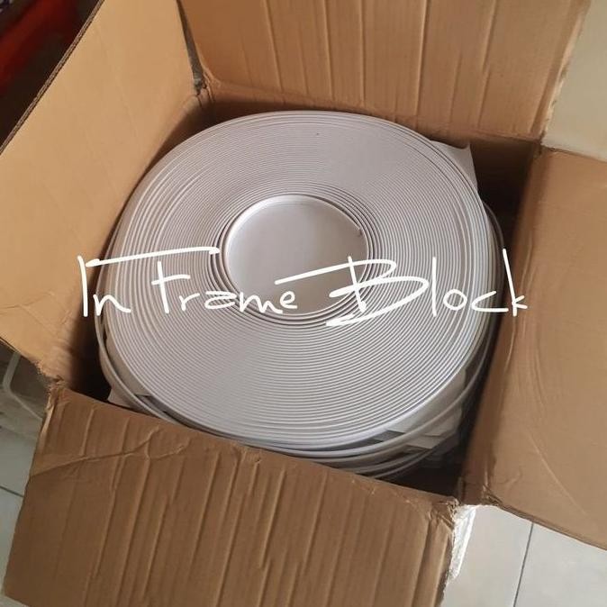 (Expert) PVC Edging List Karet untuk Photoblock 12mm Putih Matte Inframeblock