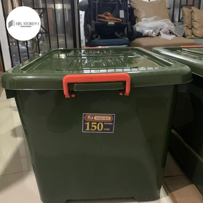 

Terlaris Nikura Container Box 150 Liter / Nkb 8686 / Kontainer Box Besar / Box Jumbo / Cb 150 Shinpo / Nikura Box Serbaguna / Tempat Penyimpanan Pakaian