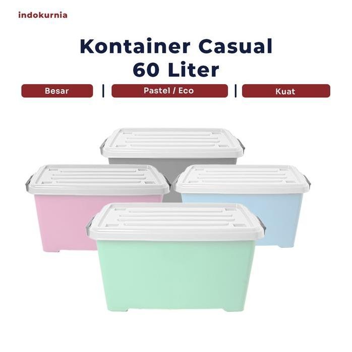 

Terlaris Indokurnia Kontainer Box Casual 60 Liter