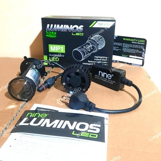 LED Luminos Mini Projector H4 Motor Dan Mobil Super Terang