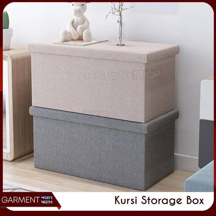 

Terlaris Storage Box Kursi 76 Cm Bangku Panjang Penyimpanan Baju Mainan Tebal