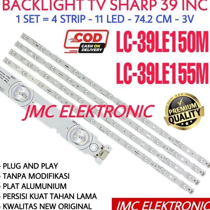 BACKLIGHT TV LED SHARP 39 INC LC 39LE155 39LE150 39LE155M 39LE150M LC39LE155 LC39LE150 LC39LE155M LC