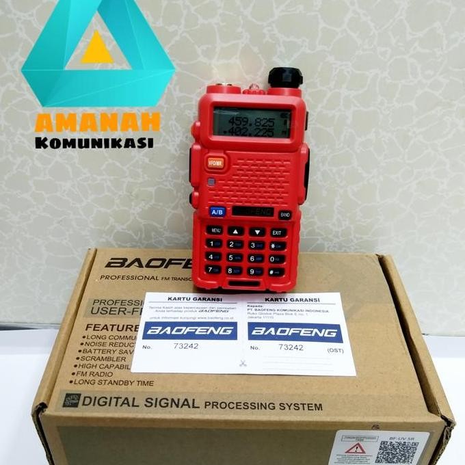 Grosir Ht Baofeng Uv 5R Dual Band Kuning Merah Biru Hitam Original Murah