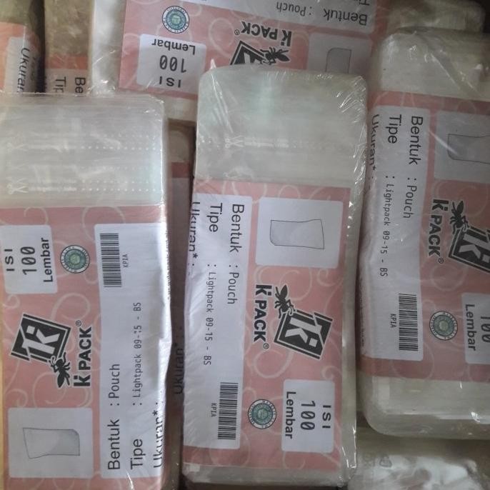 (Expert) Plastik standing pouch K'pack 09 x 15.