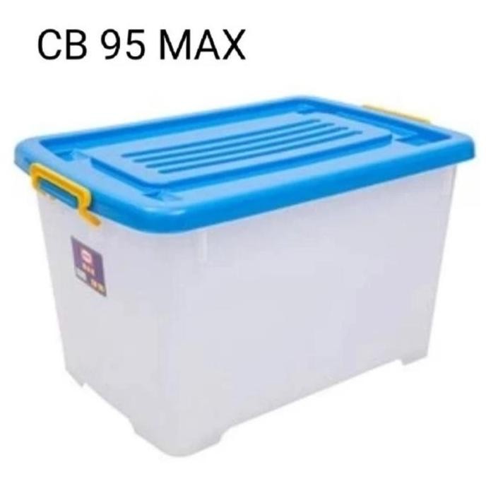 

Terlaris Shinpo : Cb95 Box Container Tempat Penyimpanan Serbaguna Dgn Roda Cb 95 Max 95 Lt