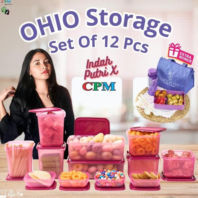

Terlaris Cpm Ohio Storage Set Of 12 Pcs Free Lunch Box Set Seperti Gambar