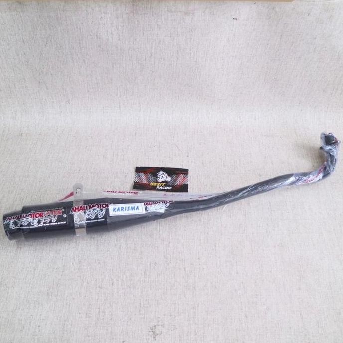 Knalpot AHAU Supra x 125-Blade-Karisma ORI Black Edition