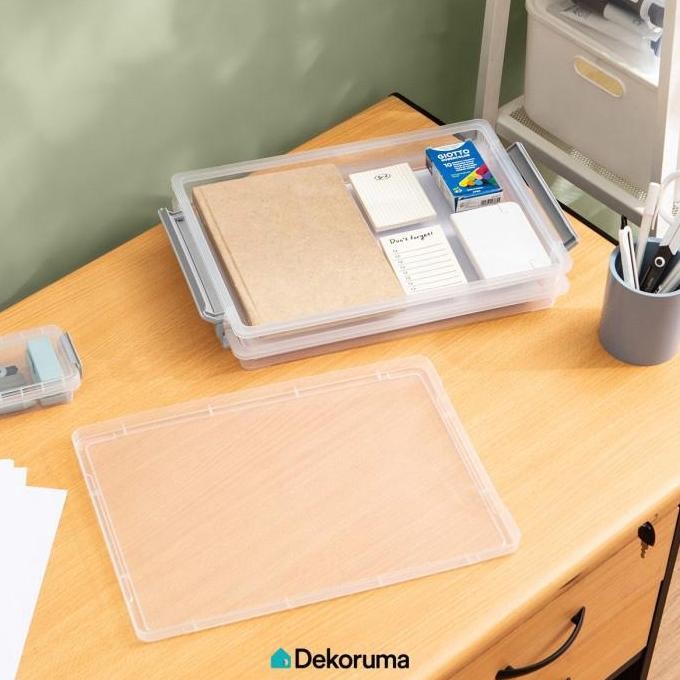 

Terlaris Dekoruma Haori Storage / Kotak Penyimpanan Serbaguna Size A4 Isi 2 Pcs