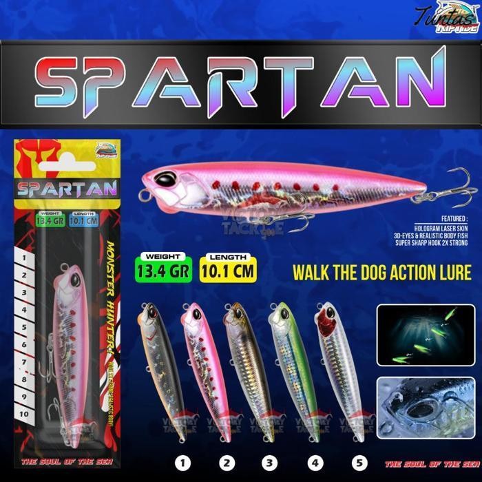 Promo Umpan Pancing Ultralight Casting Riptide Spartan Pencil Floating Top Water Walk The Dog Action