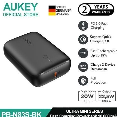 (Expert) Powerbank Aukey PB-N83S 10.000mAh PD 3.0