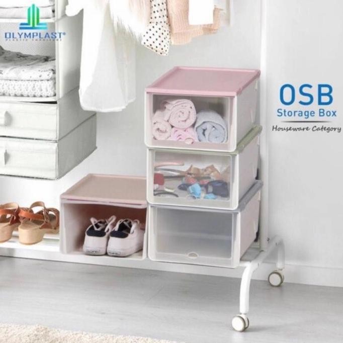 

Terlaris Kotak Sepatu Susun Penyimpanan Serbaguna Storage Box Olymplast Osb