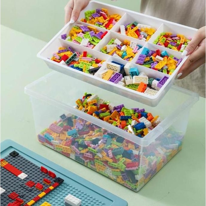 

Terlaris Kotak Penyimpanan Lego Box Toys Storage Organizer Mainan Bricks