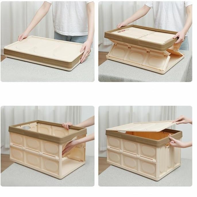 

Terlaris Storage Box Lipat Folding/Box Container Serbaguna/Mainan Kotak Lipat