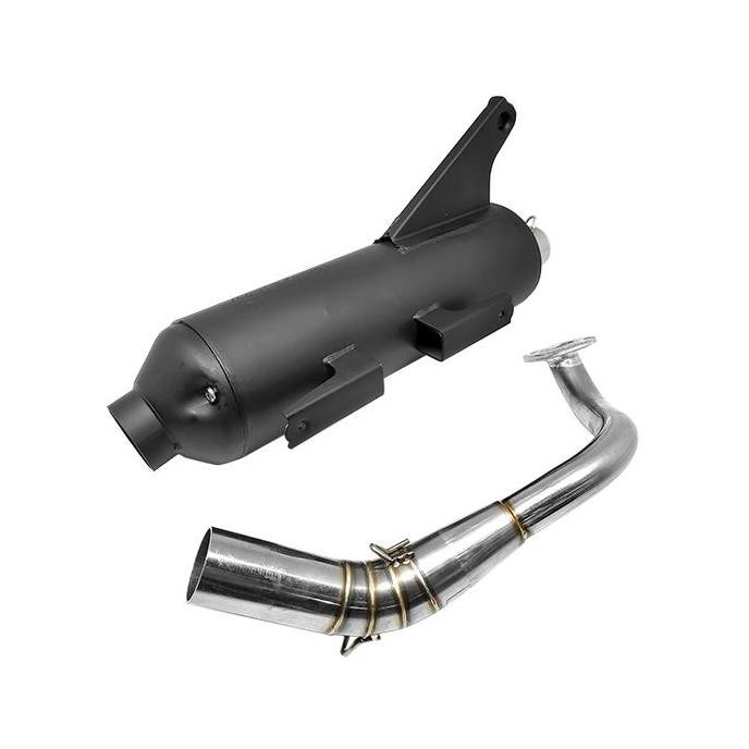 VND Knalpot Standar Racing Beat/ Beat FI/ Scoopy/ Spacy - Leher Atas