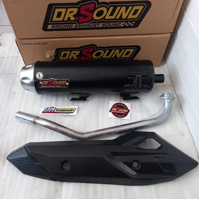 KNALPOT DR SOUND NEW MODEL GEN 1 FULLSET VARIO 125 150 NEW LED 2018 UP