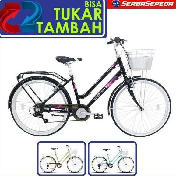 TERMURAH - Sepeda Keranjang | Sepeda Polygon Lovina 26 Inci