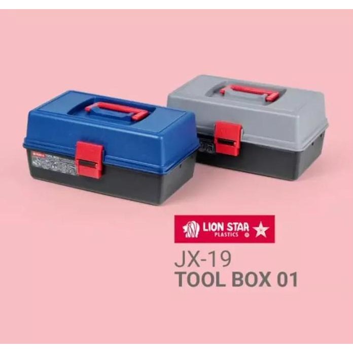 

Terlaris Tool Box 01 Tool Box Jx-19 Lion Star / Tempat Perkakas / Kotak Perkaka