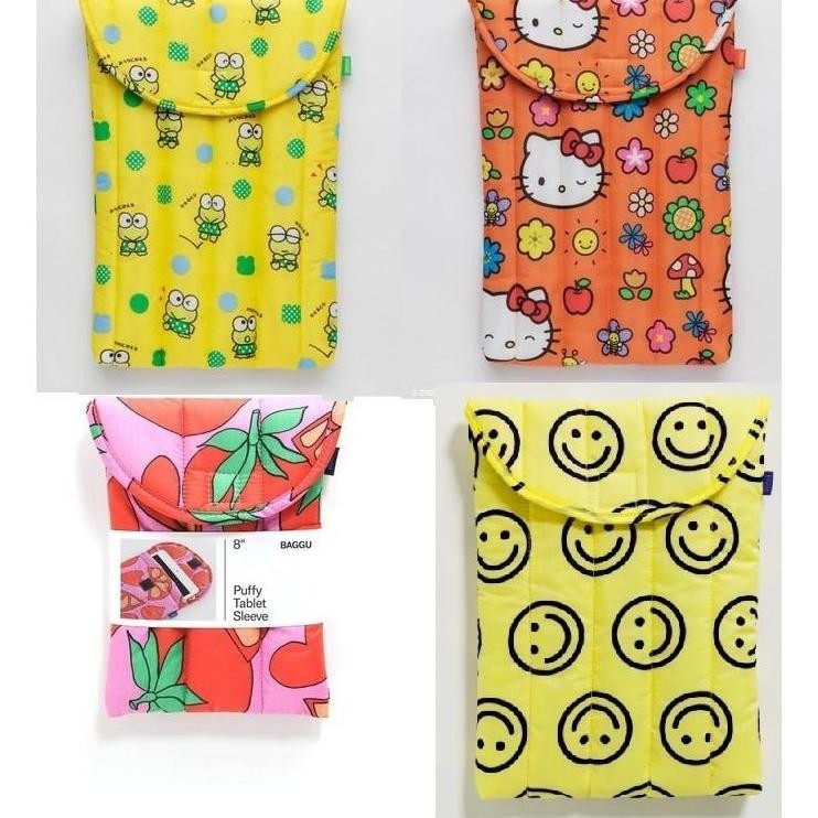 Baggu Puffy Laptop Sleeve Tas Laptop Washable Electronics Case Cover