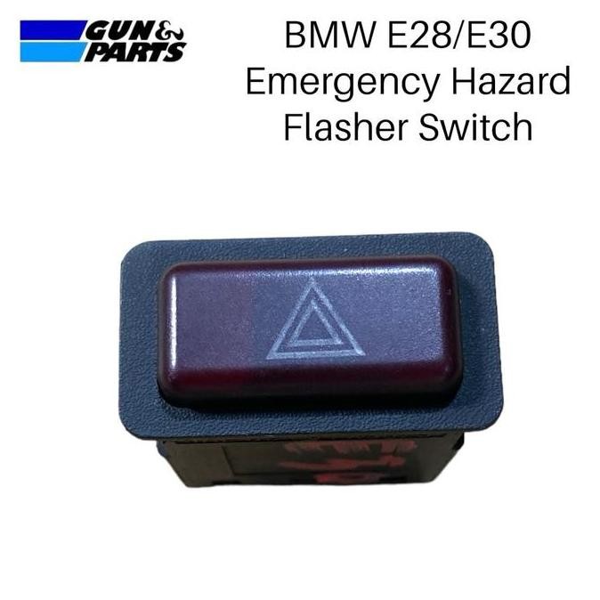 Emergency Hazard Flasher Switch BMW E28 E30 Sparepart Mobil Copotan