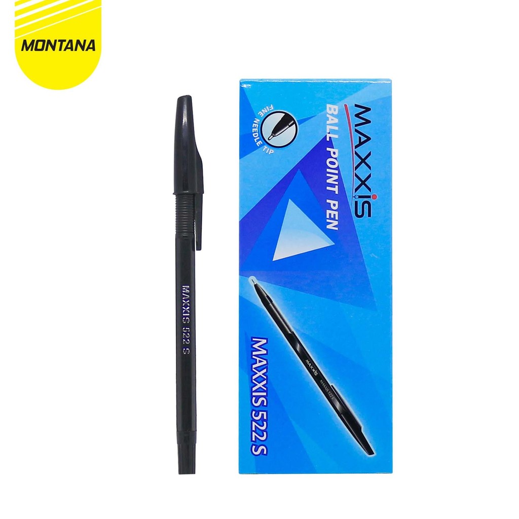 

MONTANA PULPEN PENA 0.8MM BALLPOINT PEN ALAT TULIS MAXXIS 522S/LUSIN