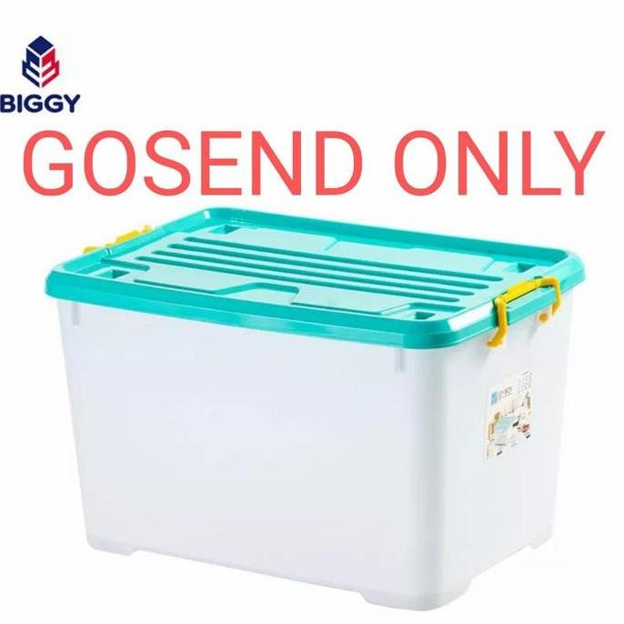 

Terlaris Box Container Kuat 52 Liter Biggy Ezy 52L Storage Box Kotak Plastik
