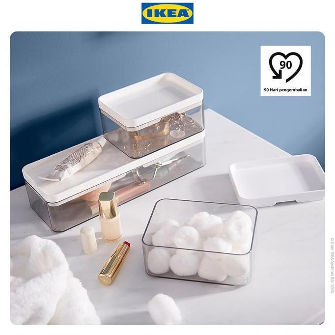 

Terlaris Ikea Brogrund Kotak Penyimpanan Serbaguna Set Isi 3Pcs