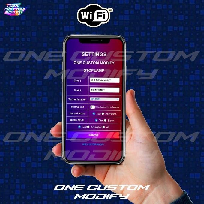 Stoplamp Running Text Animasi Aerox 155 New Connected Lampu Led Rem Belakang Modifikasi Variasi Moto