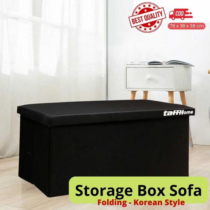 

Terlaris Sofa Storage Box Korea Style Kotak Penyimpan Barang 76X38X38 Foldable