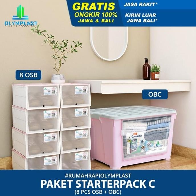 

Terlaris Olymplast Paket Storage C - Kotak Penyimpanan + Box Container