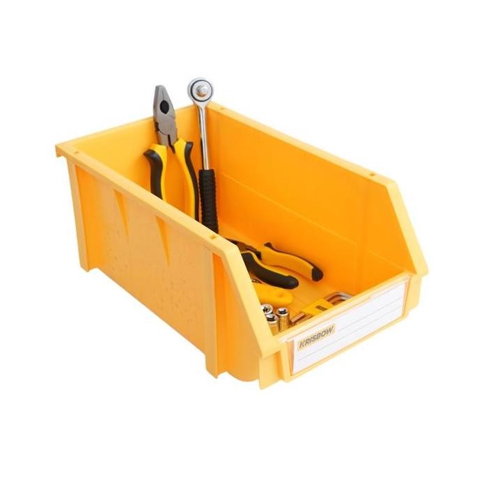 

Terlaris Storage Bin Krisbow 200X340X155Mm Yellow 10011443