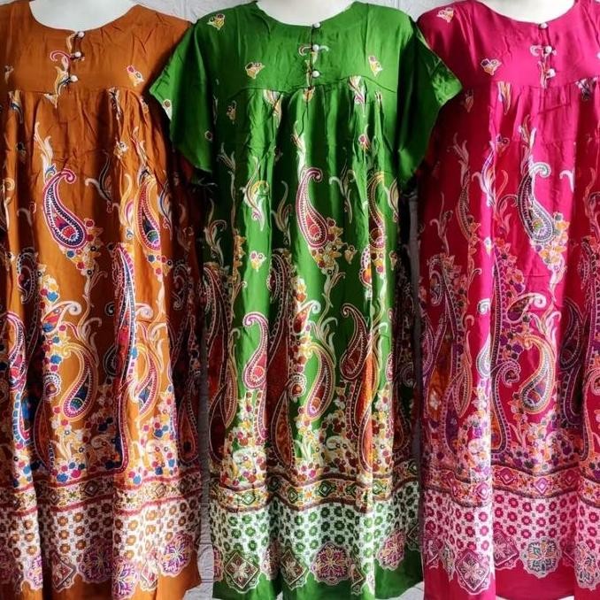 Daster Hengky Kancing Mutiara Ld 140 | Daster Hengky Jumbo #Kb Desi Original