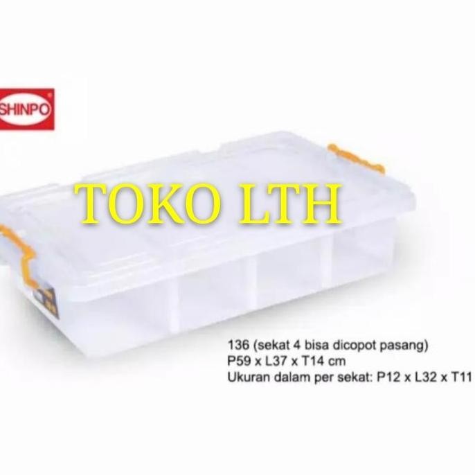 

Terlaris Container Box Perkakas Sekat 4 Patriot Cb19 Sip136 Kotak Transparan