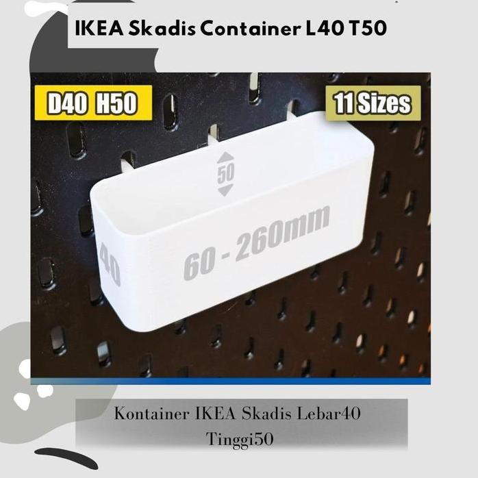 

Terlaris Ikea Skadis Container L40-60 T20-100 /Kontainer Ikea Skadis Lebar40-60 Tinggi20-10