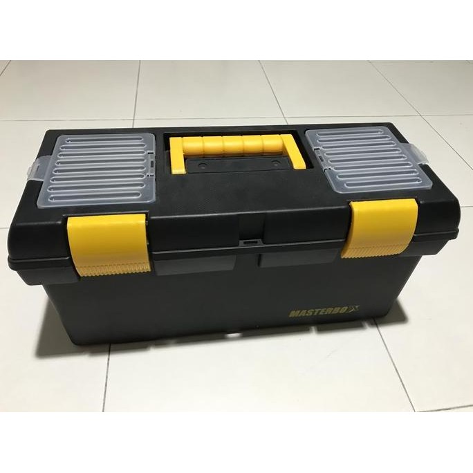 

Terlaris Tool Box Masterbox 17In Deluxe Plastik / Tempat Perkakas Pvc 17 In