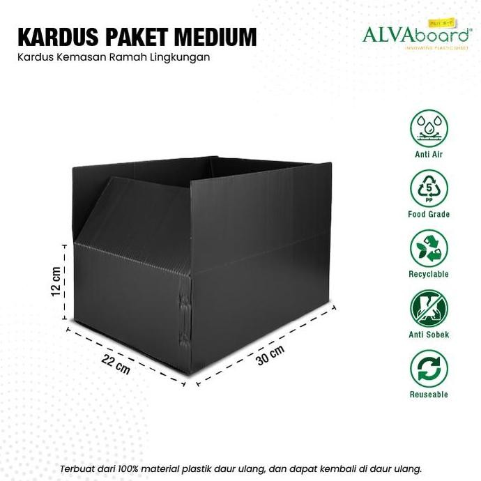 

Terlaris Kardus Paket Alvaboard Medium Box Serbaguna Ukuran 30 X 22 X 12 Cm (P X L X T) Bundling Isi Per 25 Pcs