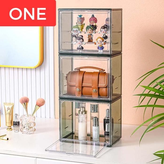

Terlaris Penyimpanan Lemari Kotak Akrilik Display Transparan Box Plastic Best