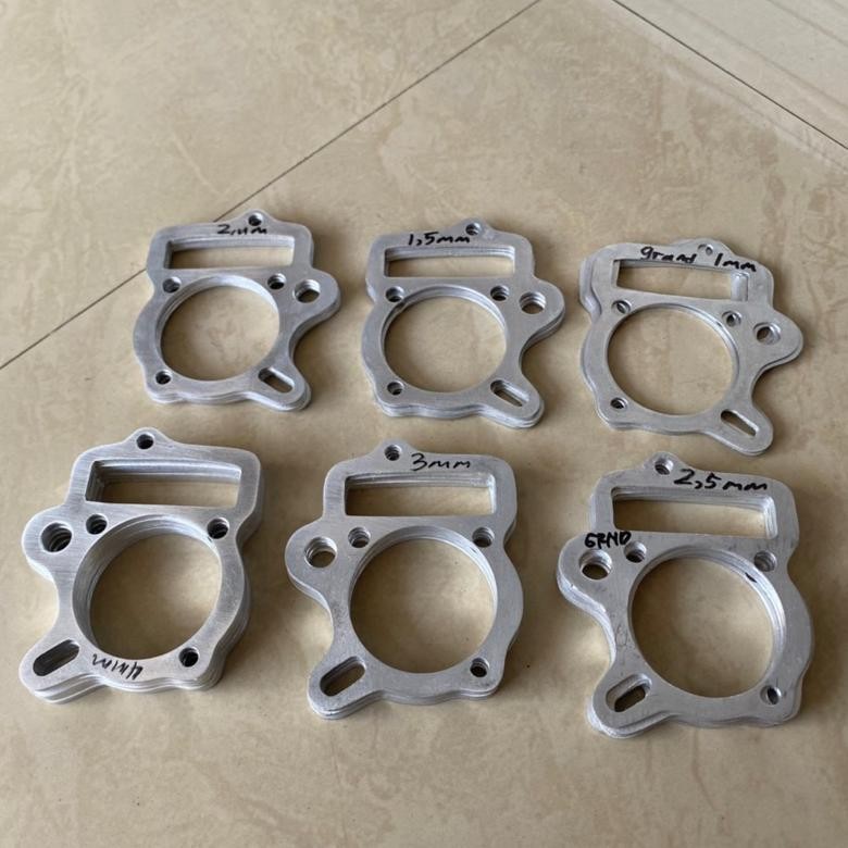 PAKING BLOK GRAND GANJEL BURENG BURING LEGENDA STRUK PACKING BLOK GRAND ALMINI 1mm - 5mm BKRS PART