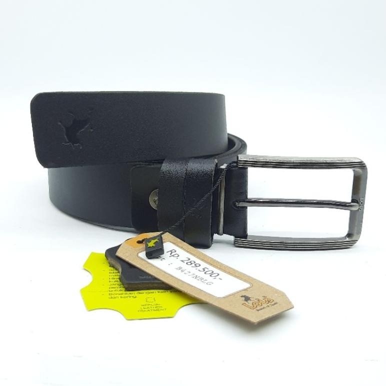 sfI LOIS Belt Pria Belt Kulit Gesper Pria Ikat Pinggang Pria Sabuk Pria Lois Original B427NBLG AST