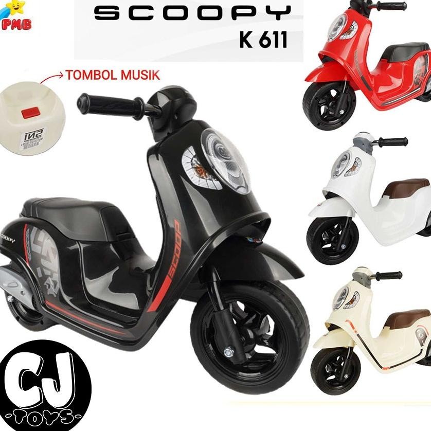 Pmb Toys Scoopy K611 Honda Scoopy K611 Mainan Anak Motor Dorong