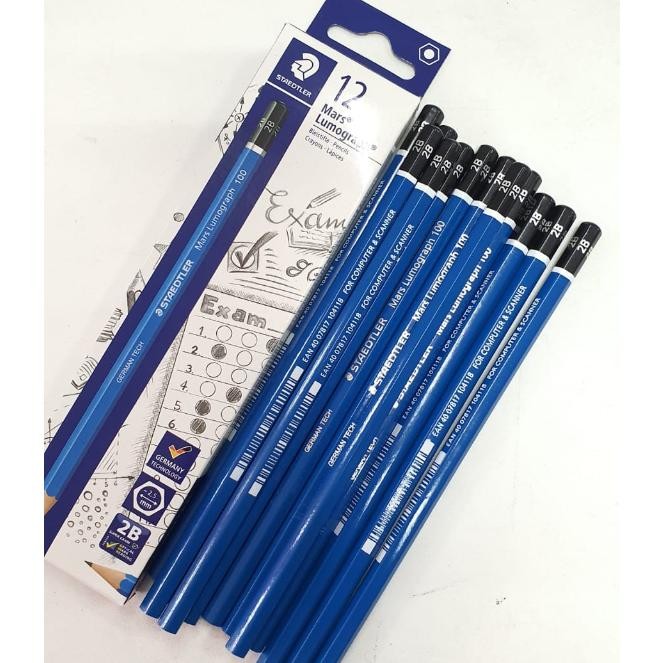 

Pensil 2B Staedler MARS LUMOGRAPH 2B 12pcs