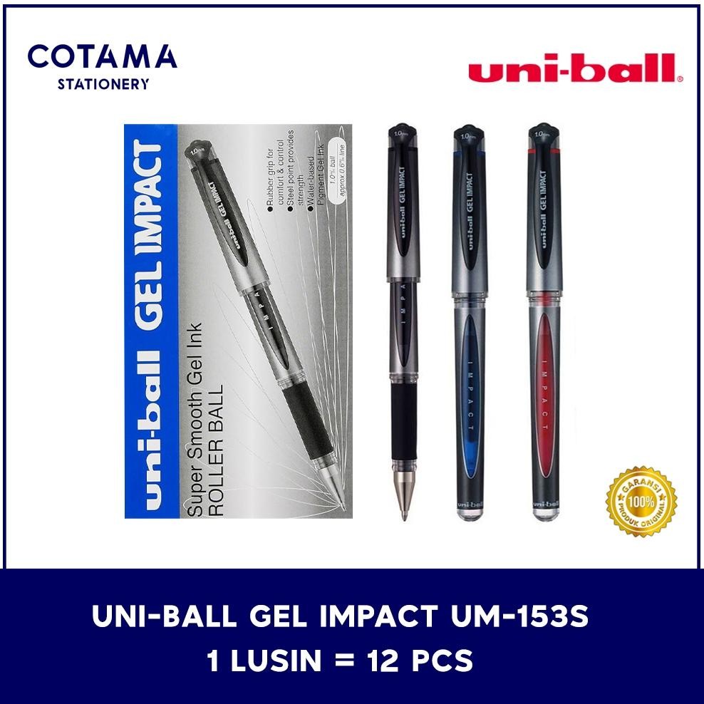 

Pulpen Uniball Gel Impact UM-153S 1.0 mm - 1 lusin isi 12 pcs