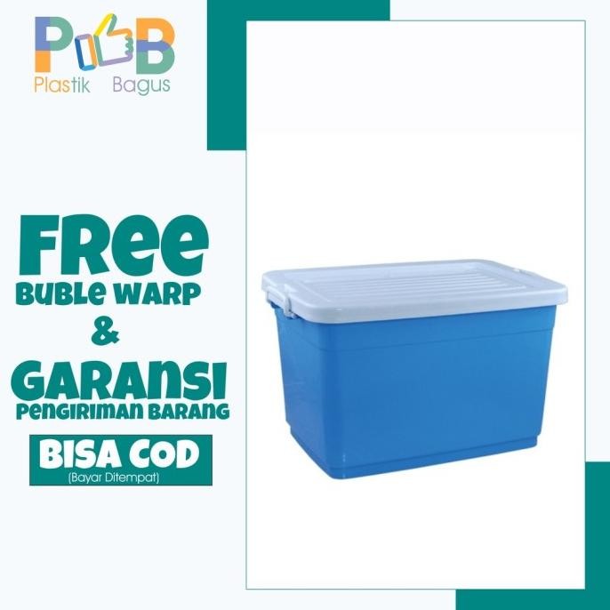 

Terlaris Kotak Penyimpanan Kontainer Box Container Box Giga Maspion 80 L Bcc008