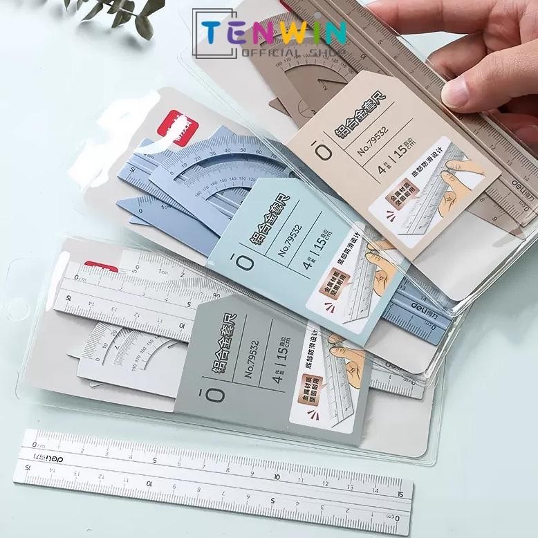 

PENGARIS RULER ALUMUNIUM GEOMETRY DRAWING - DELI 79532 AST