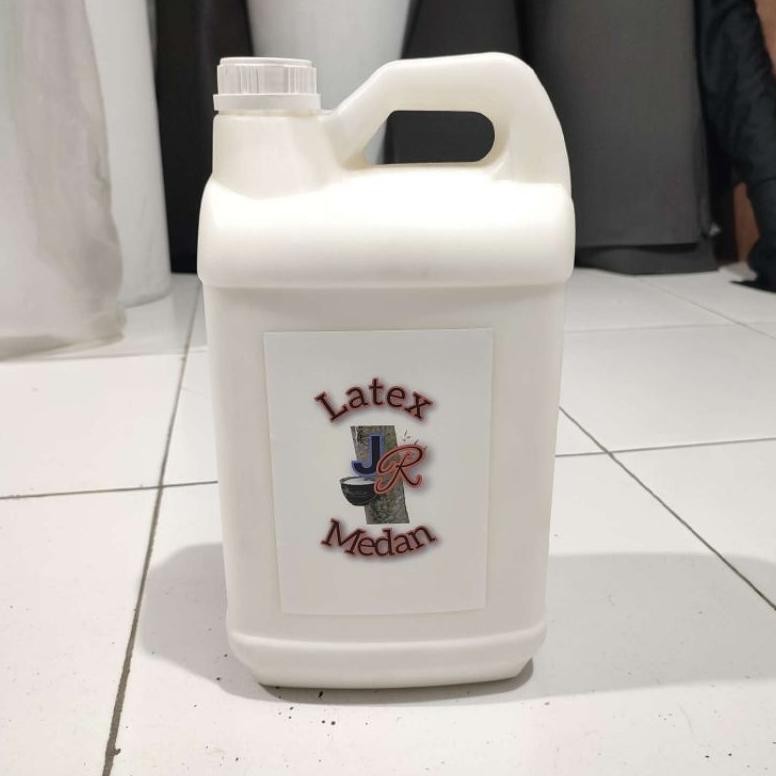 

Lem Latex Cair JR Medan 5 Liter Untuk Busa Eva Kulit Sofa dan Sintetis AST