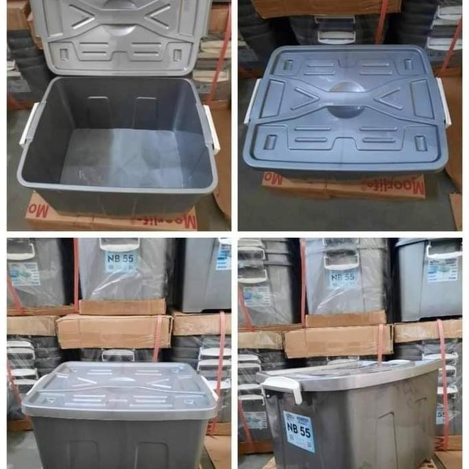 

Terlaris Kontainer Box Miracle Nobu 55 L Warna Silver