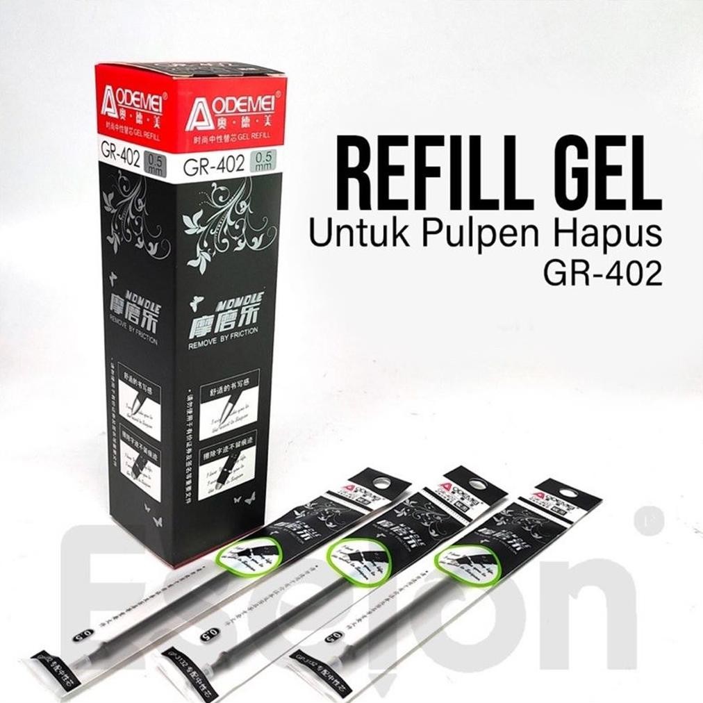 

[MaxMart] 20pcs Refill PULPEN GEL HAPUS GR04/ refill pulpen hapus