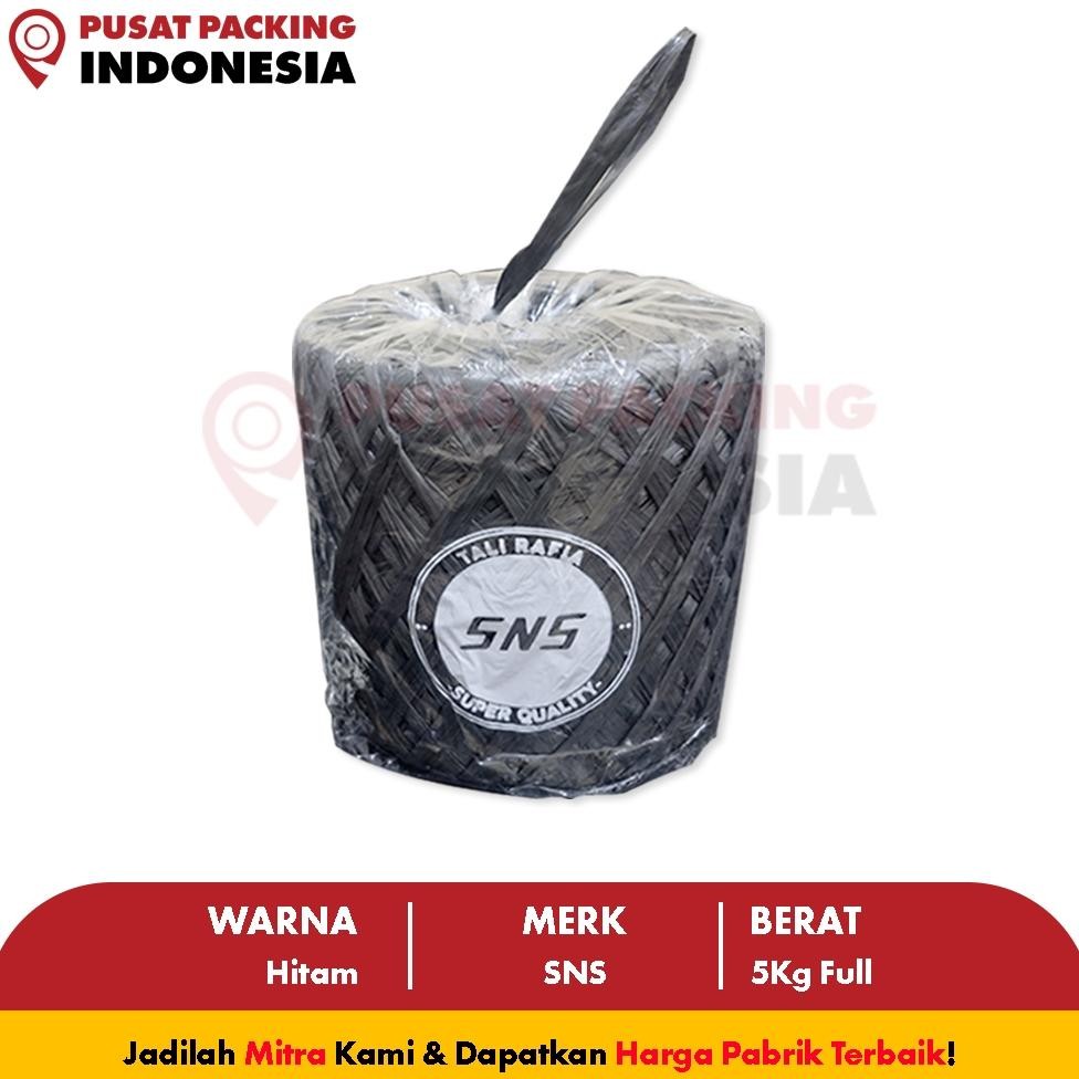 

Tali Rafia Hitam 5 KG Tebal (PUSAT PACKING INDONESIA) AST