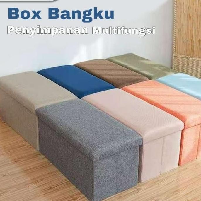 

Terlaris Kursi Box Bangku Lipat Storage Box Sofa Tempat Penyimpanan Barang