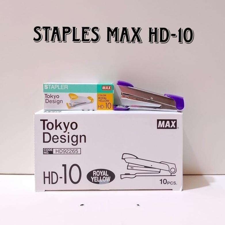 

Mesin Staples HD 10 MAX Stapler 1 Pak (10pcs) AST