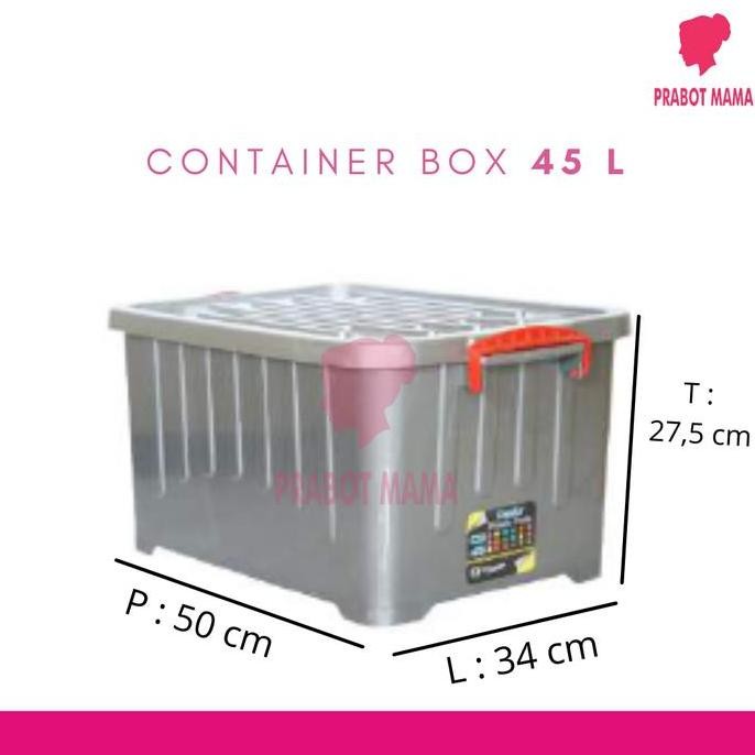 

Terlaris Prabotmama Container Box Roda Besar / Tempat Penyimpanan Serbaguna